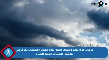 موجات حر وأمطار وسيول وأتربة مثارة تضرب المملكة.. تعرف على تفاصيل التقلبات الجوية الأخيرة